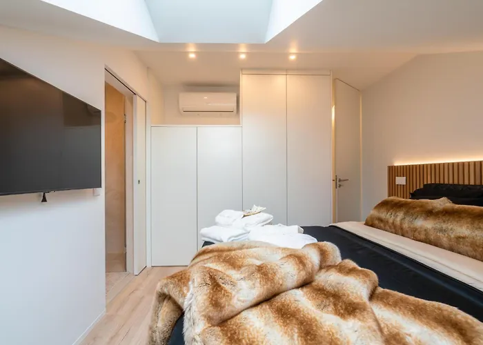 Sunny Duplex With Pool And Ofir Nature Escape Fão